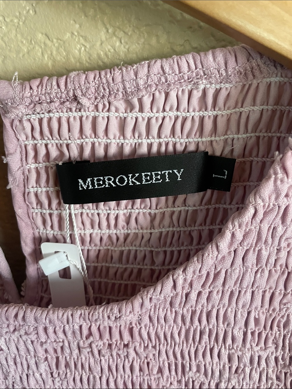 Merokeety Women’s Smocked Bodice Maxi Dress Size L - Picture 3 of 6